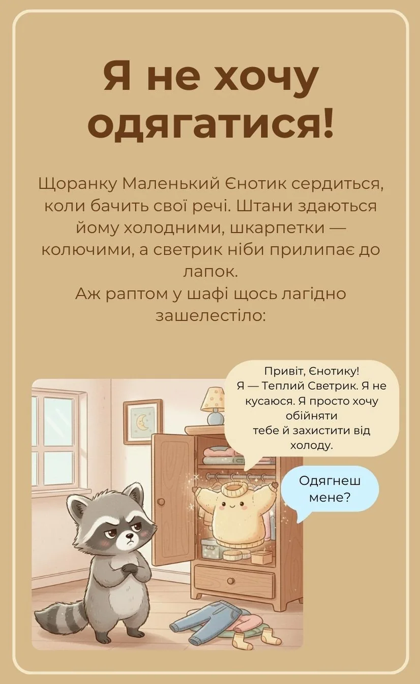 Я не хочу одягатися